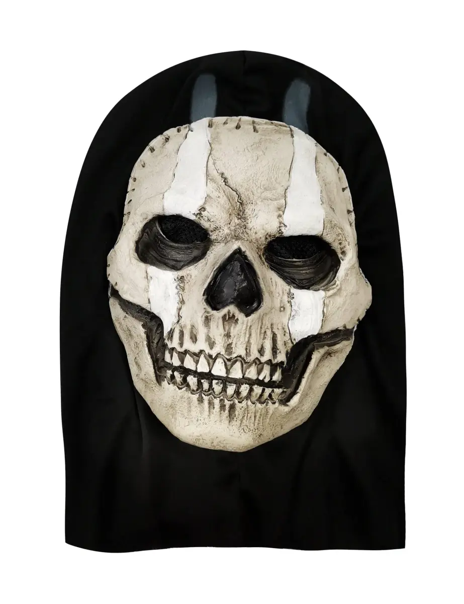 Masfrida Ghost Skull Full Face Mask | Unisex, Polyester, Latex, One Size - view 5