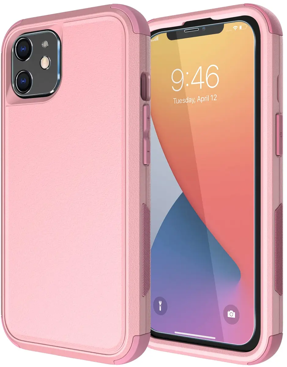 Diverbox for iPhone 11 Case Pink | Shockproof & Dropproof Heavy Duty Protection - main product image