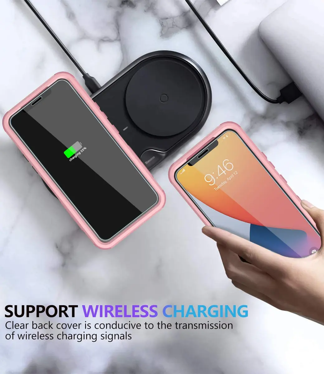 Diverbox for iPhone 11 Case Pink | Shockproof & Dropproof Heavy Duty Protection - view 7