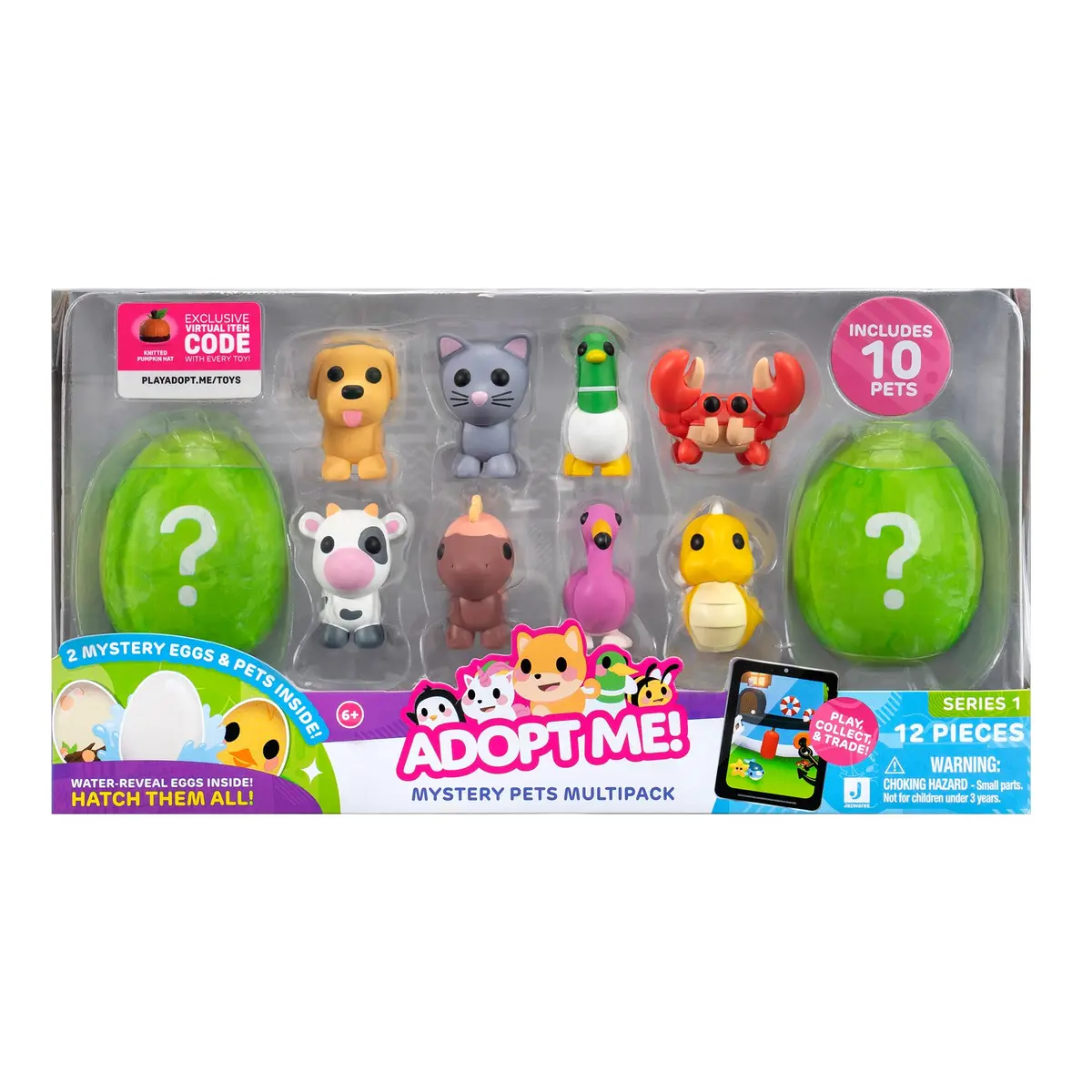 Adopt Me! 10 Pack Series 1 Mystery Pets | Virtual Item Code Included for Kids 6+ - view 2