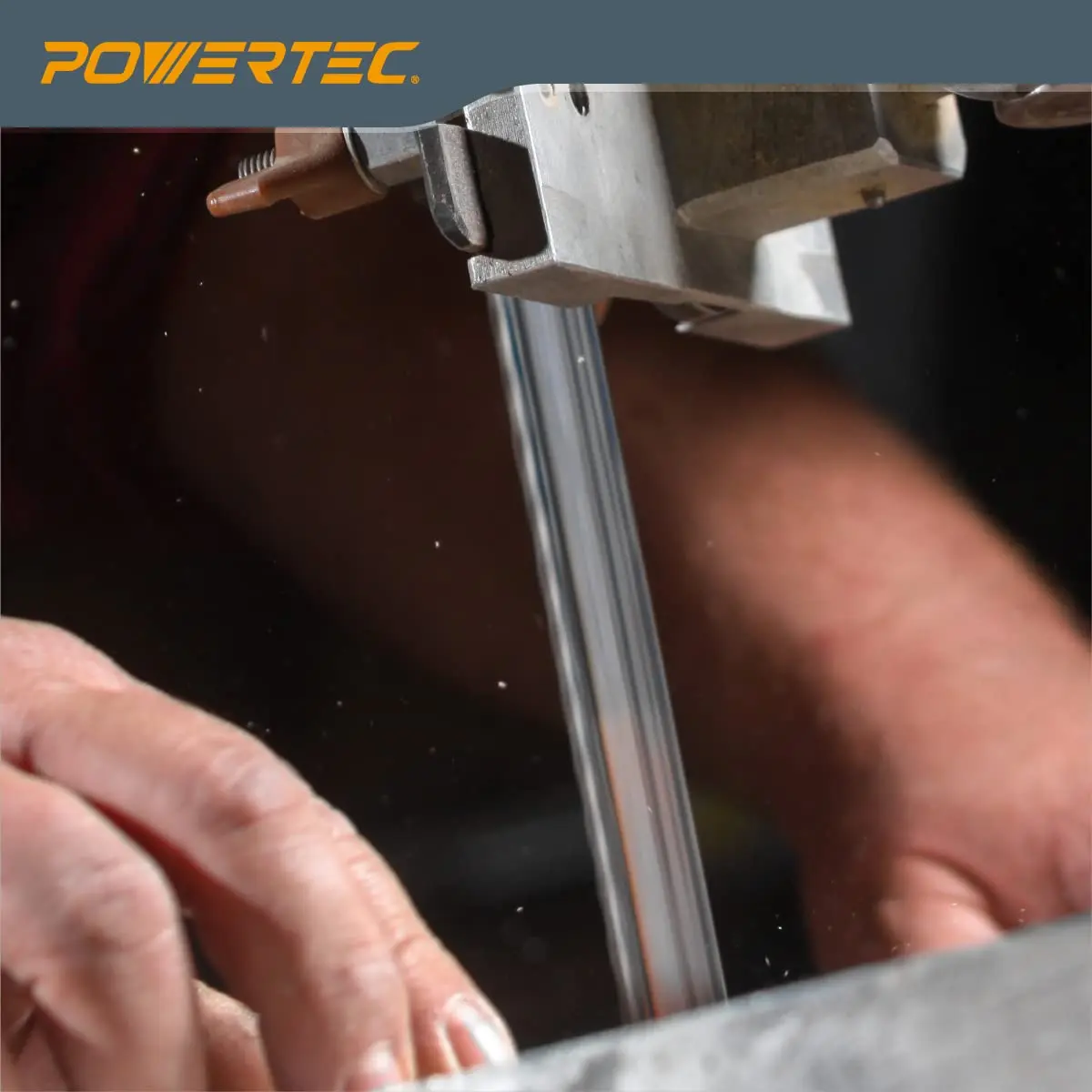 POWERTEC 56-7/8 Inch Bandsaw Blades, 1/4" x 6 TPI | High Carbon Steel for Woodworking - view 3