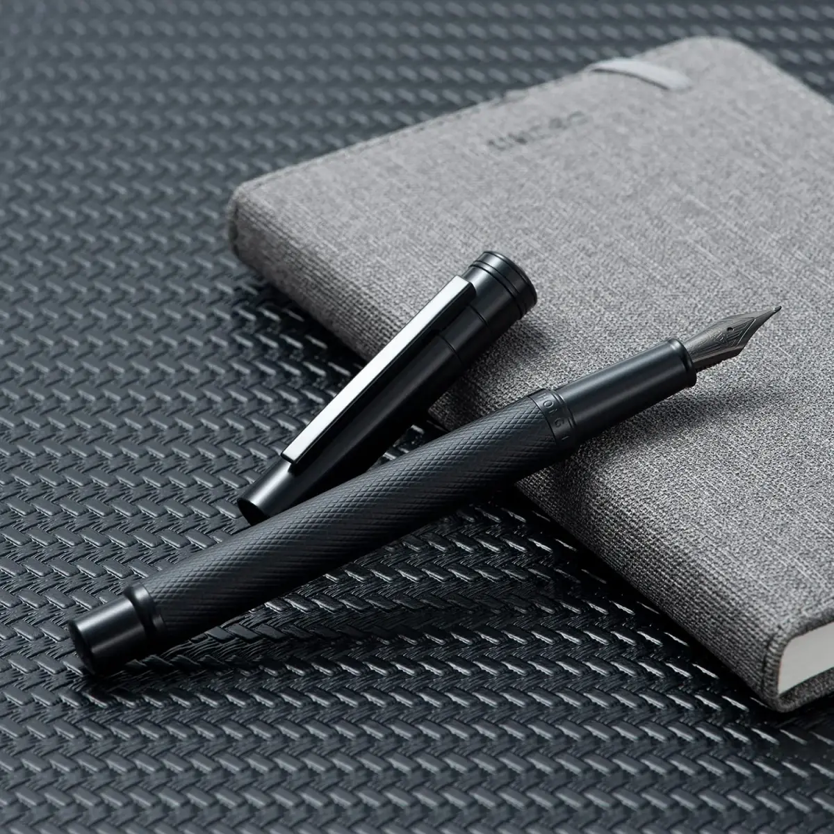 Asvine Black Forest Fountain Pen Blade Nib 13.8cm (5.43in) | Smooth Ink Flow for Calligraphy - view 8
