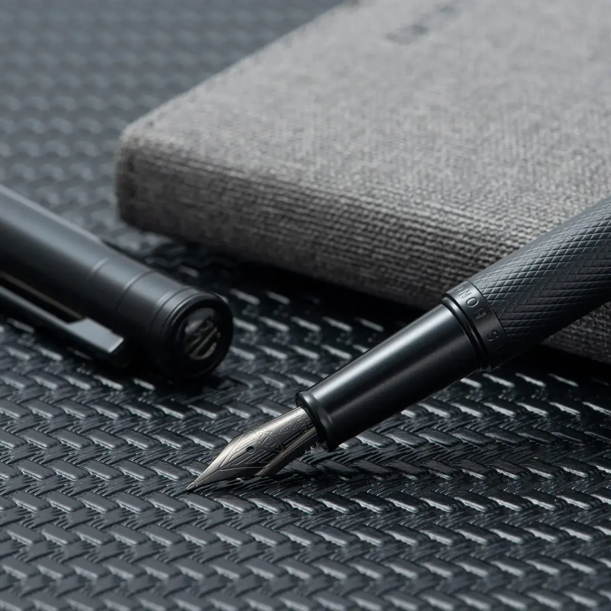 Asvine Black Forest Fountain Pen Blade Nib 13.8cm (5.43in) | Smooth Ink Flow for Calligraphy - view 9
