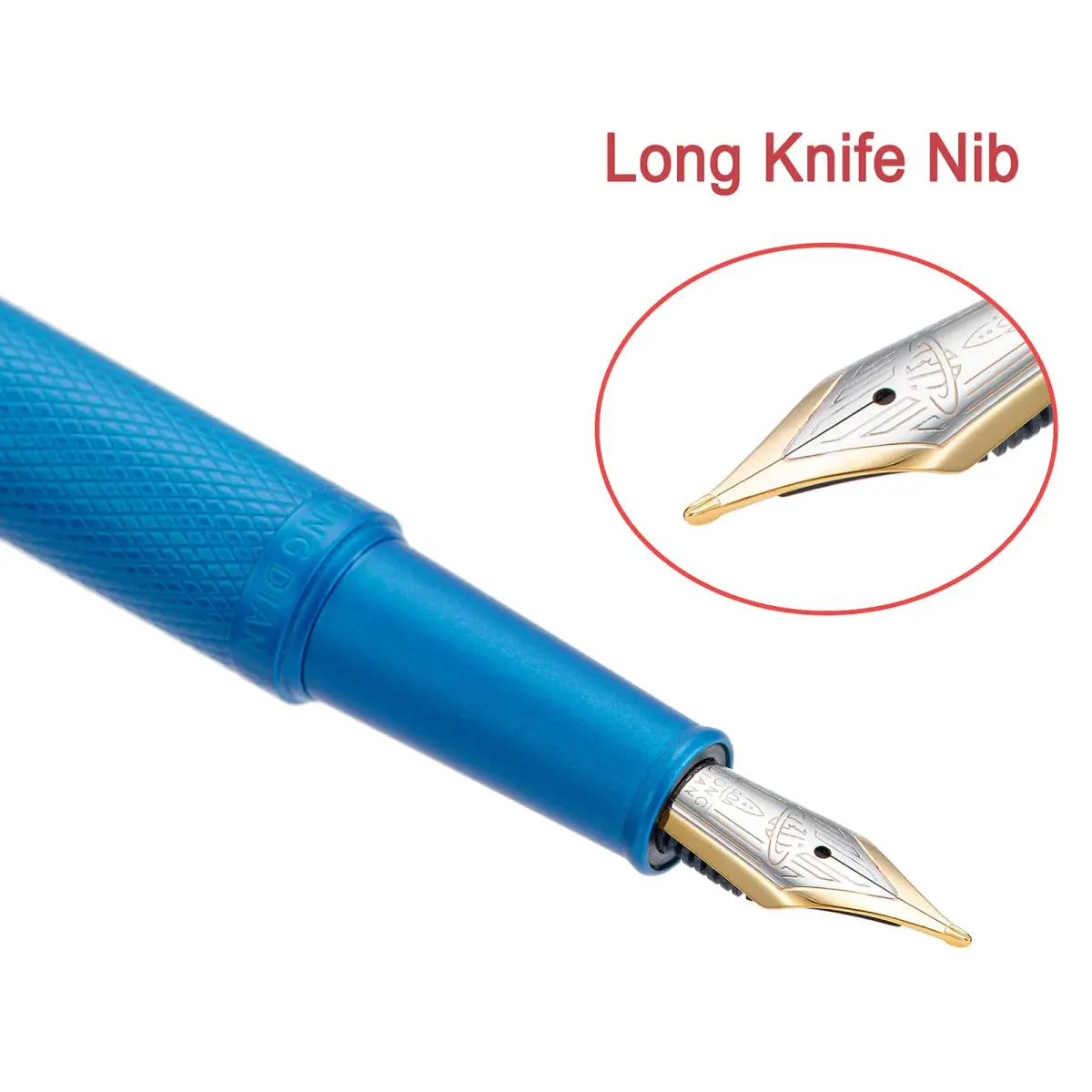 Asvine Hongdian 1851 Fountain Pen Blade Nib 13.8cm (5.4in) | Smooth Ink Flow for Daily Writing - view 2