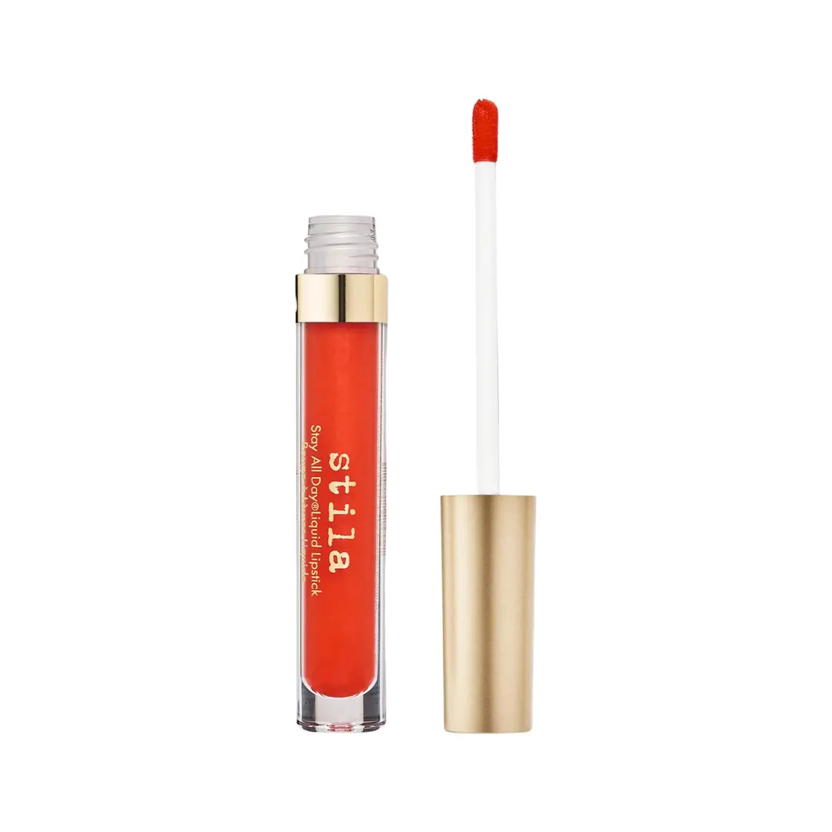 stila Stay All Day Liquid Lipstick Sheer Fragola | Long-Lasting Matte Color with Vitamin E & Avocado Oil (0.1 Fl Oz) - main product image