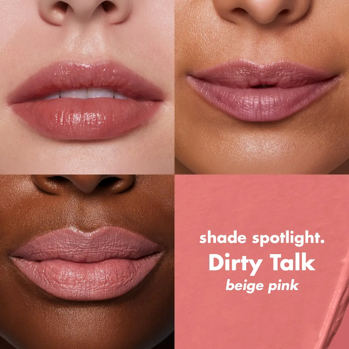 e.l.f. O Face Satin Lipstick Dirty Talk (3.8ml / 0.13 Fl Oz) | Vegan & Cruelty-Free - view 2