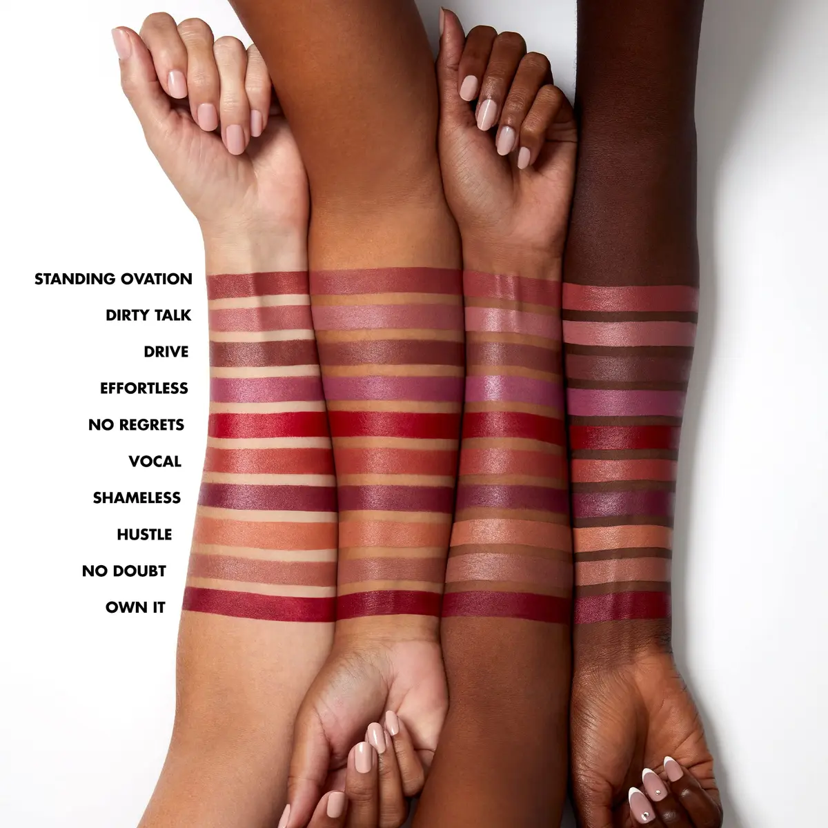 e.l.f. O Face Satin Lipstick Dirty Talk (3.8ml / 0.13 Fl Oz) | Vegan & Cruelty-Free - view 3