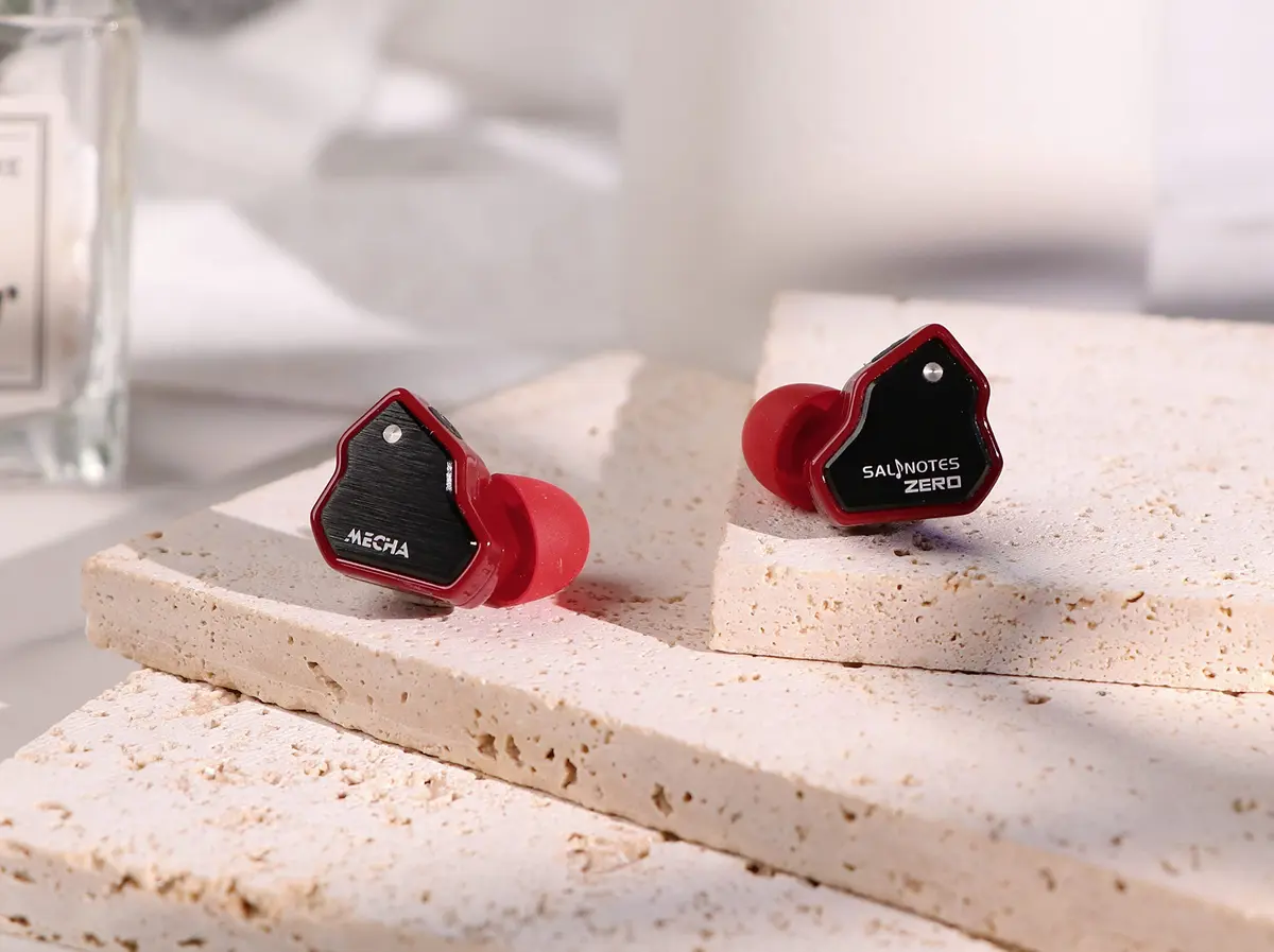 Linsoul Salnotes Zero In-Ear Earphones 10mm Dynamic Driver | HiFi Sound, Detachable Cable, Red - view 9