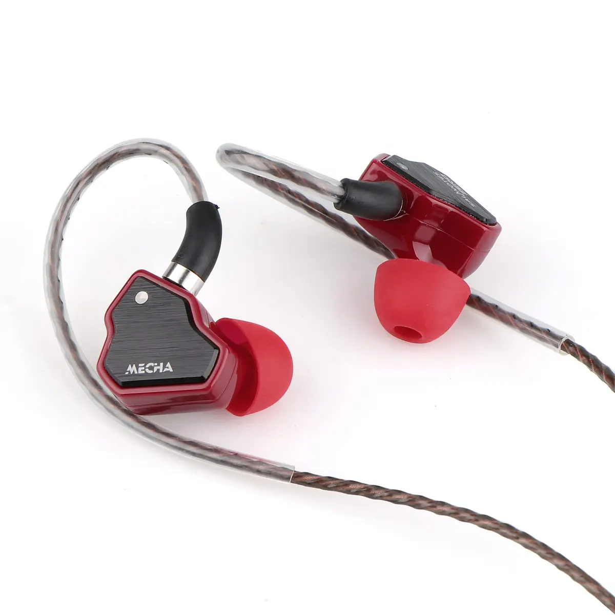 Linsoul Salnotes Zero In-Ear Earphones 10mm Dynamic Driver | HiFi Sound, Detachable Cable, Red - view 2