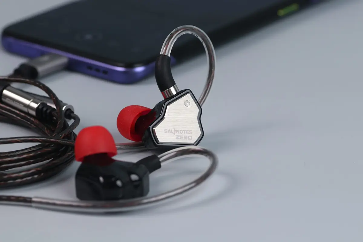 Linsoul 7Hz Salnotes Zero HiFi 10mm Dynamic Driver In-Ear Earphone with Microphone, Black - view 6