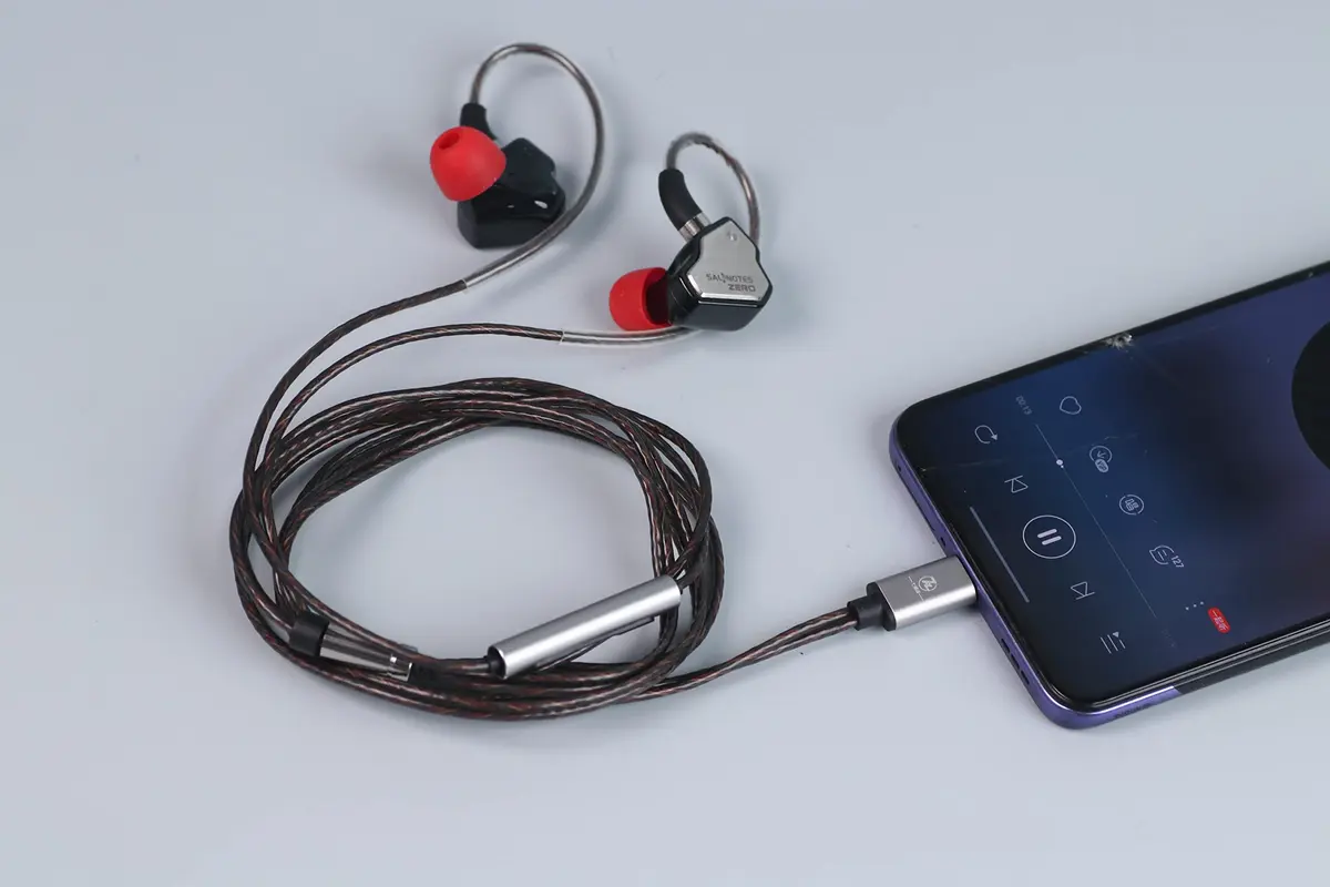 Linsoul 7Hz Salnotes Zero HiFi 10mm Dynamic Driver In-Ear Earphone with Microphone, Black - view 8