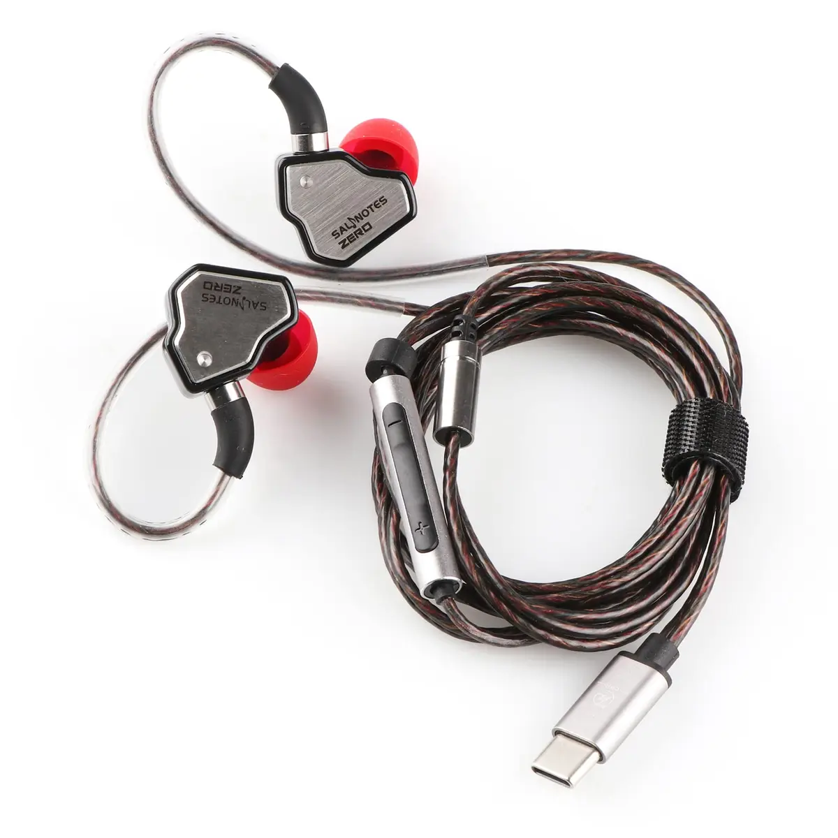 Linsoul 7Hz Salnotes Zero HiFi 10mm Dynamic Driver In-Ear Earphone with Microphone, Black - view 2