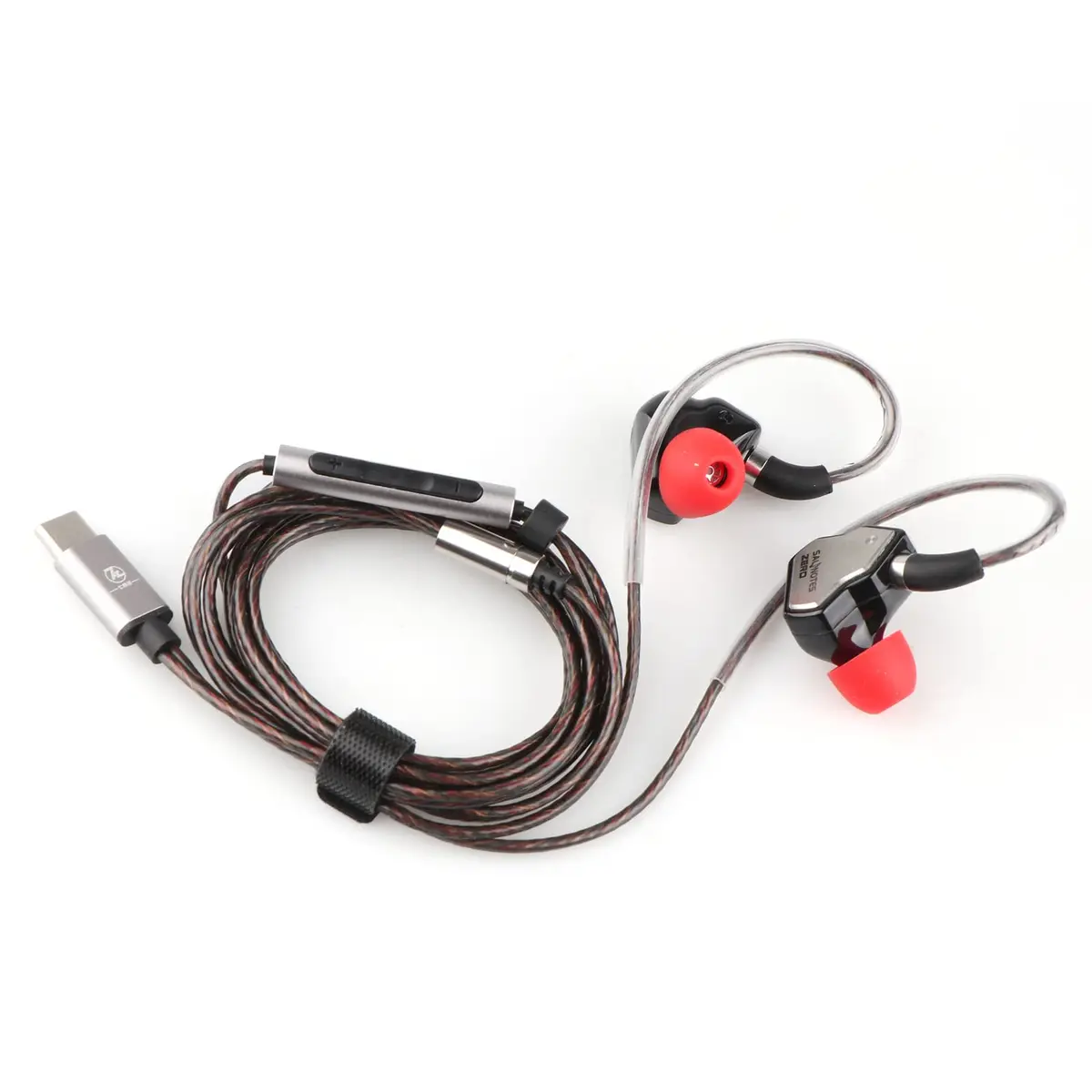 Linsoul 7Hz Salnotes Zero HiFi 10mm Dynamic Driver In-Ear Earphone with Microphone, Black - view 3