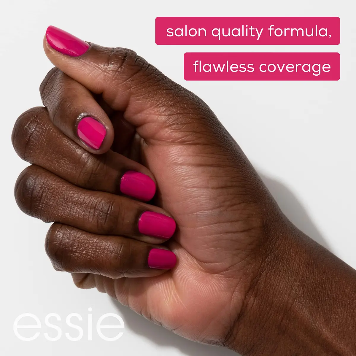 essie Vegan Nail Polish 0.46 oz | Feel The Fizzle Collection, Purple, Don't Burst My Bubble - view 4