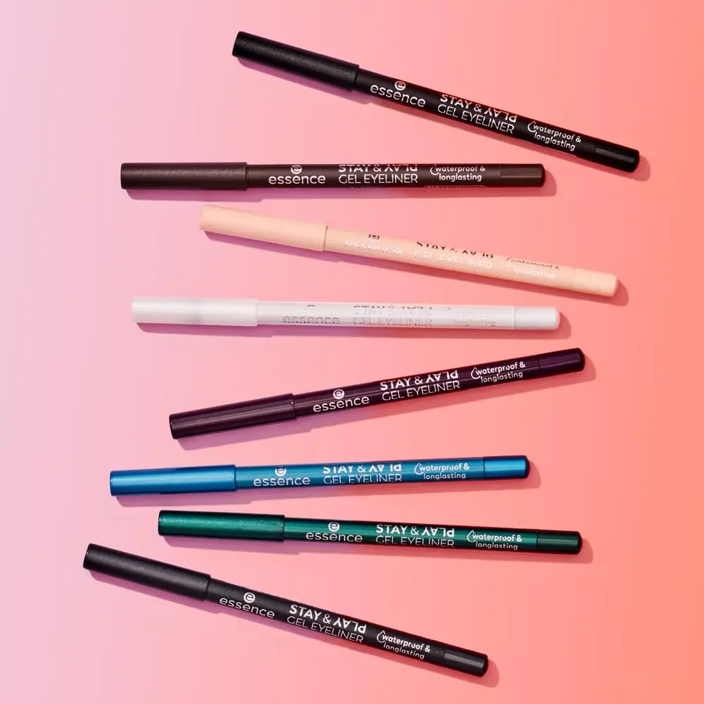 Essence Stay & Play Gel Eyeliner Pencil 0.2 Fl Oz | Waterproof, Long-Lasting, Vegan - view 8