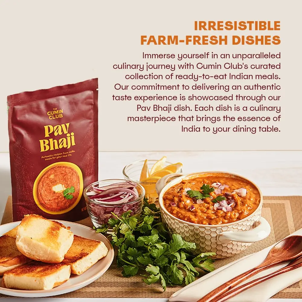 the cumin club Pav Bhaji Pack of 5 | Authentic Indian Street Food in Minutes - view 4