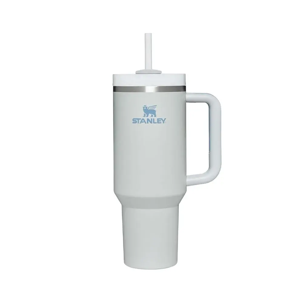 STANLEY Quencher H2.0 FlowState Tumbler 40 oz Fog | Vacuum Insulated Stainless Steel Travel Cup with Handle - main product image