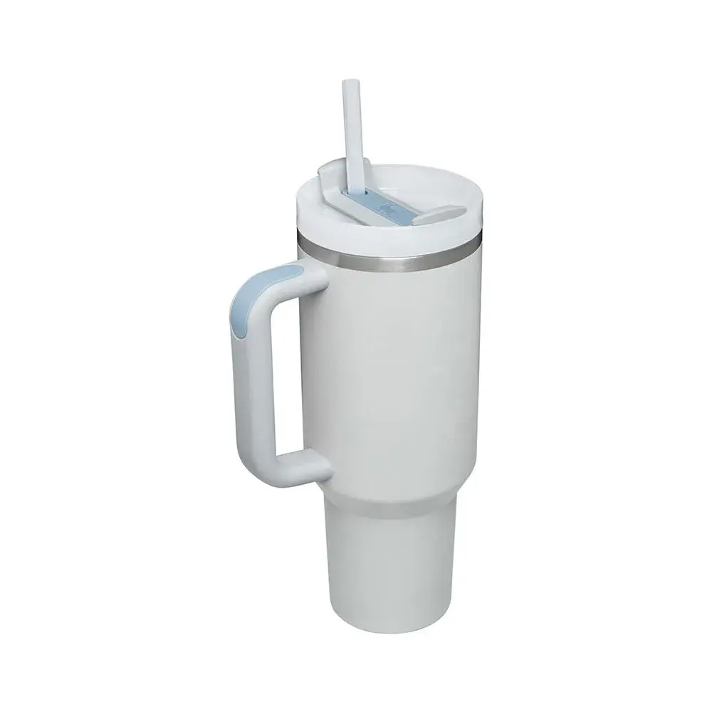 STANLEY Quencher H2.0 FlowState Tumbler 40 oz Fog | Vacuum Insulated Stainless Steel Travel Cup with Handle - view 3