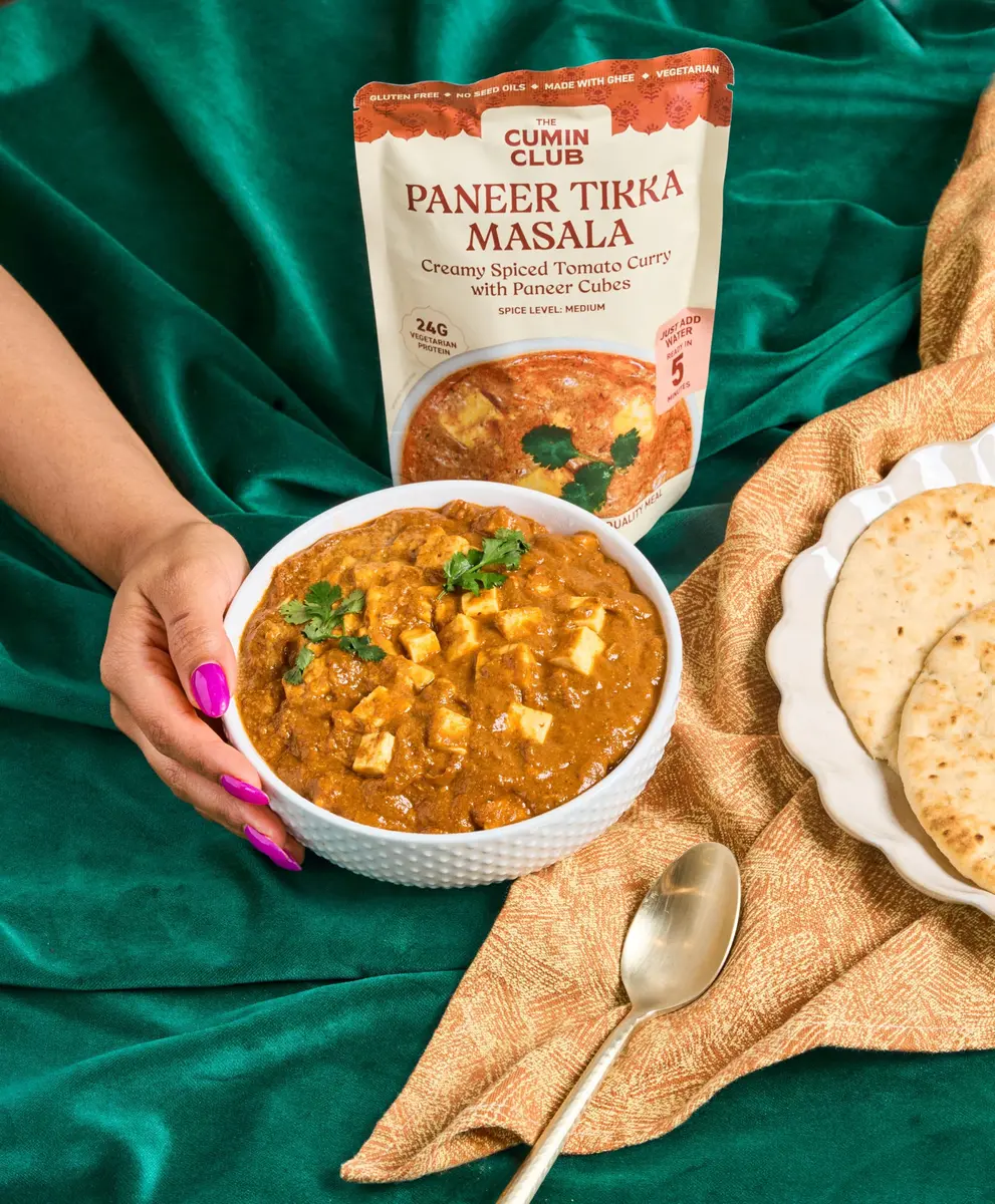 the cumin club Paneer Tikka Masala | Authentic Indian Meal Kit | 5 Pouches - view 3