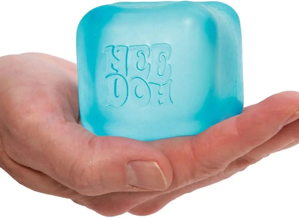 Schylling NeeDoh Nice Cube - Sensory Squeeze Toy with Super Solid Squish - 2.25" Cube - Color May Vary (Pack of 1) - main product image