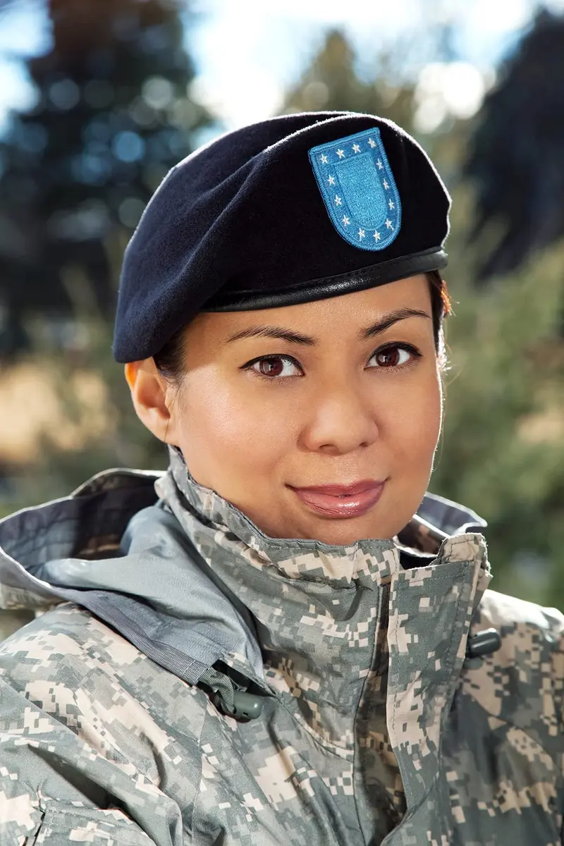 Gajaous British Military Beret Navy Blue | 100% Wool, Adjustable Fit, Leather Sweatband - view 3