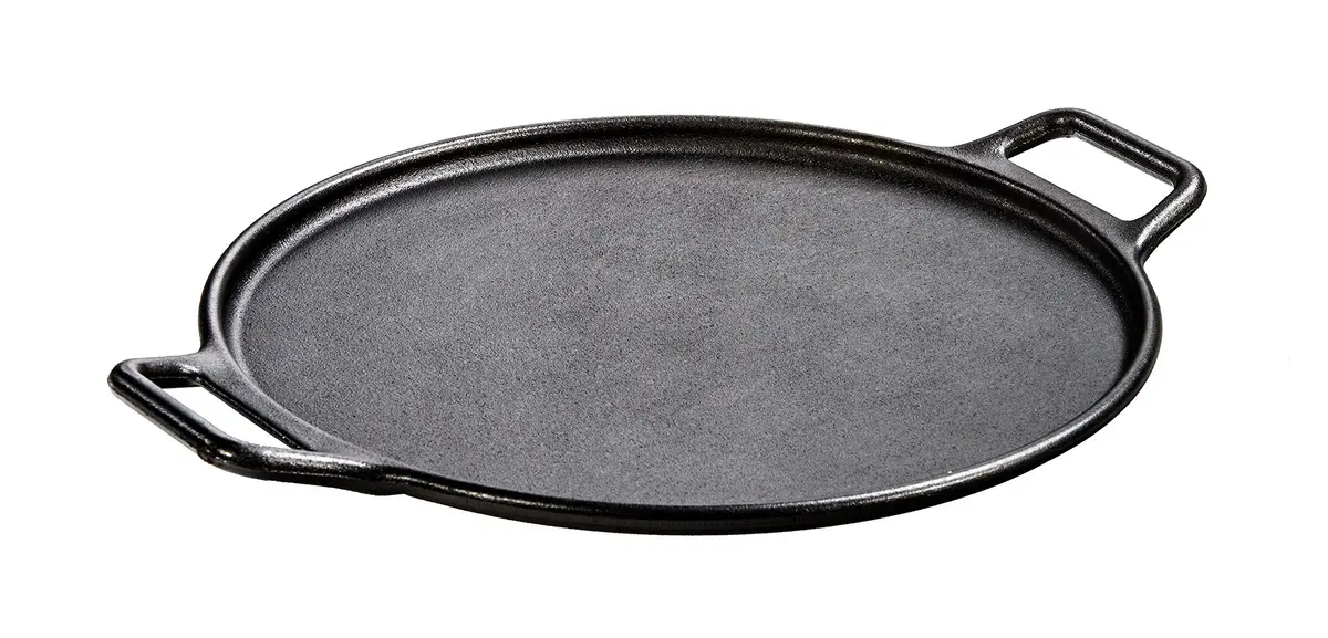 Lodge 14 Inch Seasoned Cast Iron Pizza Pan & ScraperPK 2-Pack | Oven-Safe, Nonstick, Durable - view 2