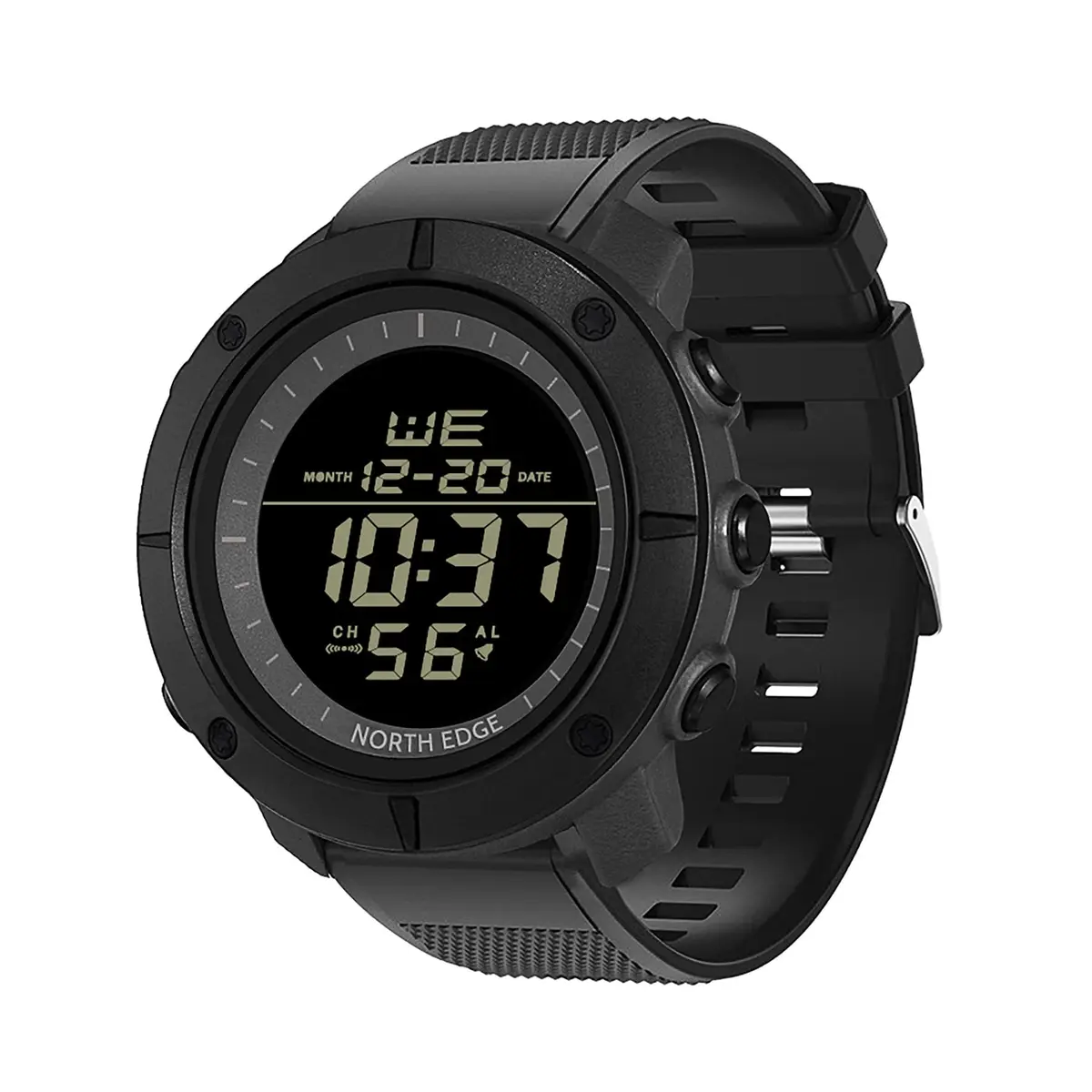 NORTH EDGE Digital-Watch Sports Watch - Large Face Waterproof with Stopwatch Alarm EL Back Light - main product image