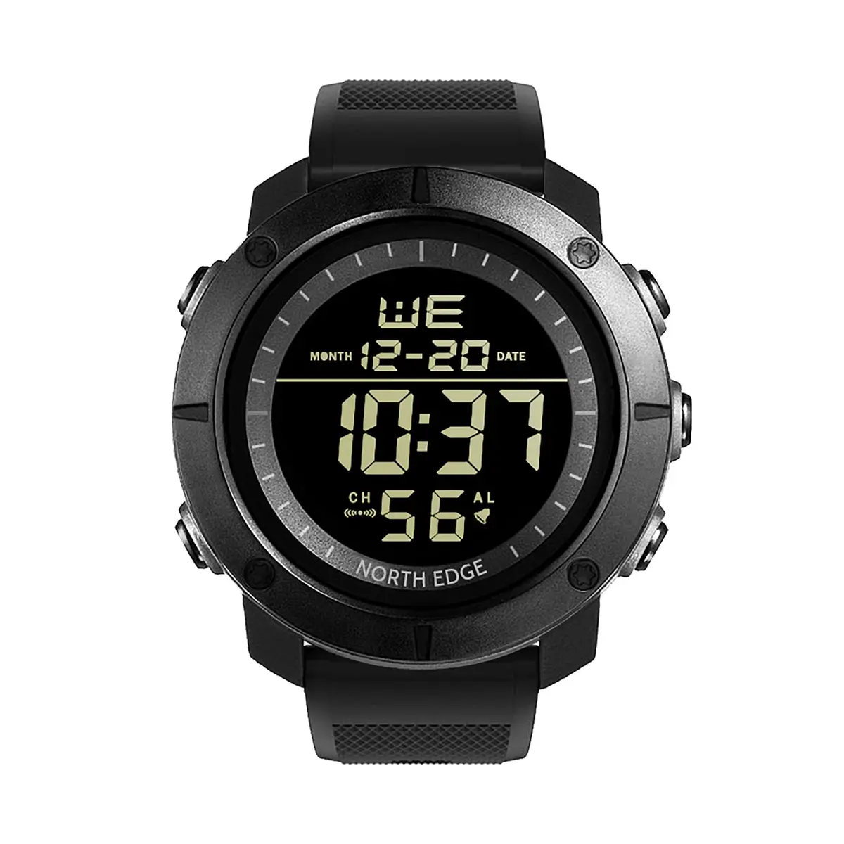 NORTH EDGE Digital-Watch Sports Watch - Large Face Waterproof with Stopwatch Alarm EL Back Light - view 2