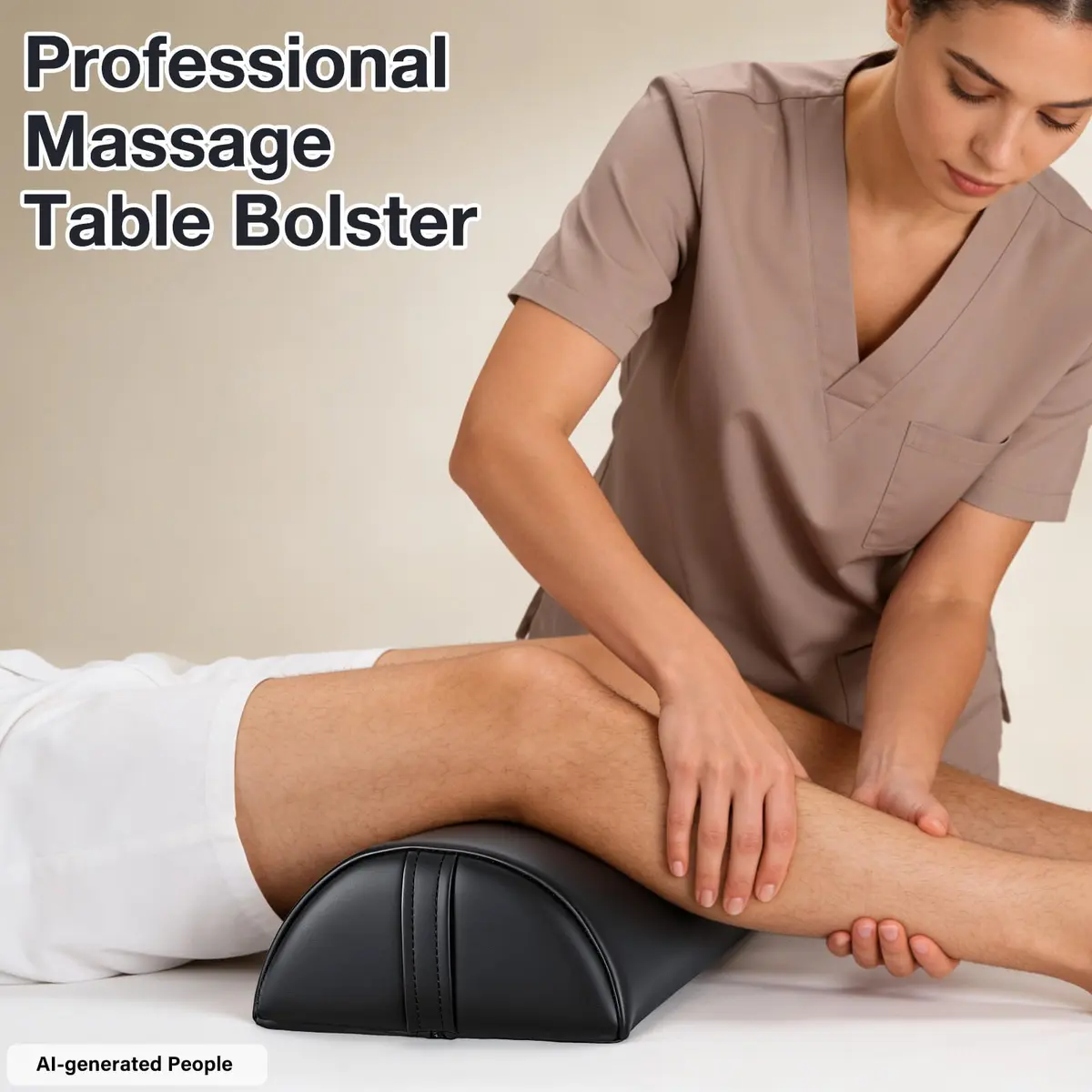 Noverlife Large Massage Bolsters for Under Legs 24x8x4 in Half Moon Pillow - view 7