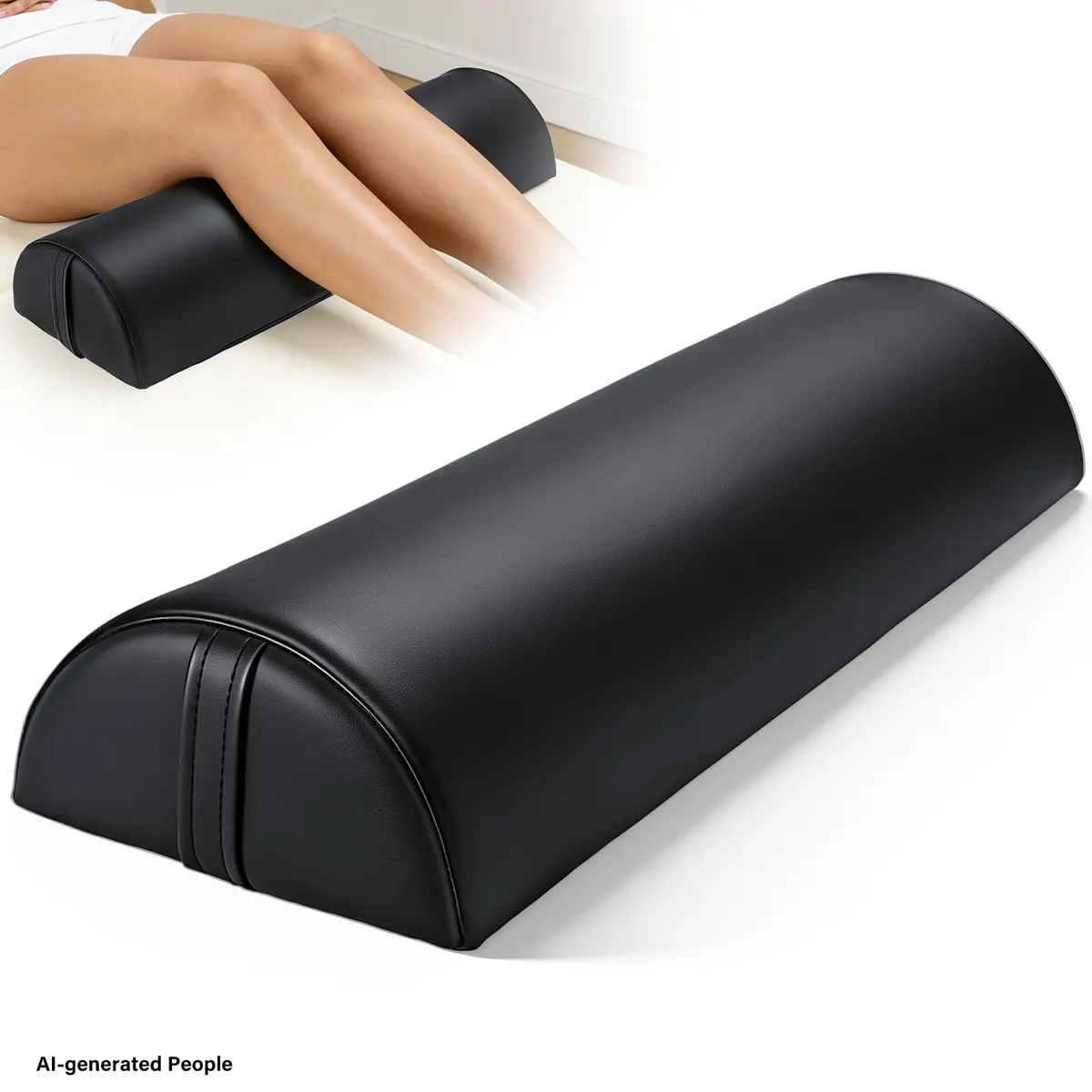 Noverlife Large Massage Bolsters for Under Legs 24x8x4 in Half Moon Pillow - view 8