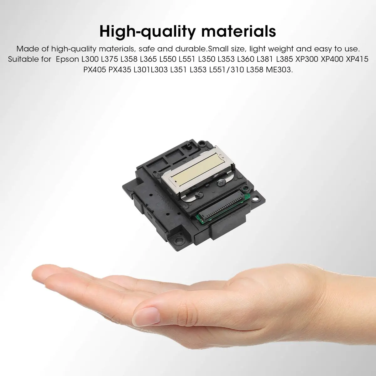 Cuifati Replacement Print Head for Epson L300 L358 L365 L550 L551 L350 L353 L360 L381 L385 PX405 PX435 L301L303 L351 L353 L551/310 L358 ME303 Printers | Black - view 5