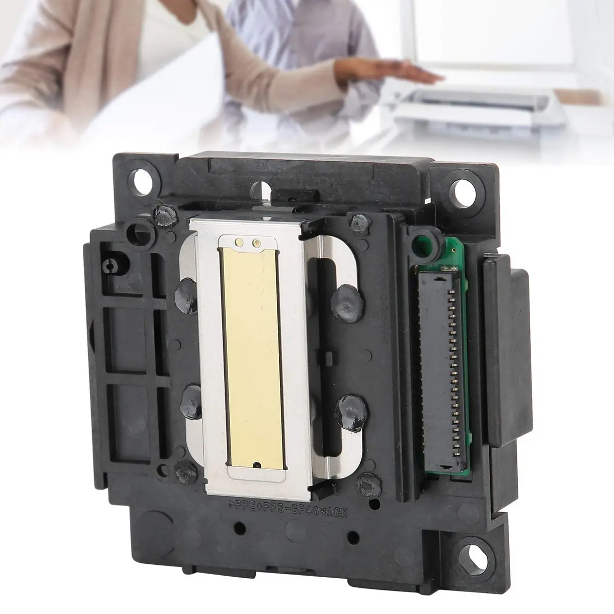 Cuifati Replacement Print Head for Epson L300 L358 L365 L550 L551 L350 L353 L360 L381 L385 PX405 PX435 L301L303 L351 L353 L551/310 L358 ME303 Printers | Black - view 2