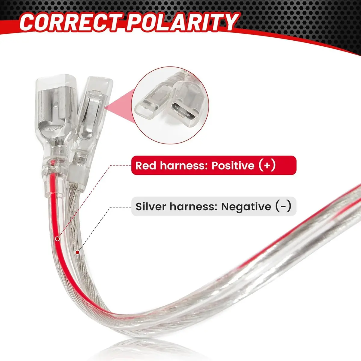 RED WOLF 4 PCS Car Door Speaker Wiring Harness Adapter for VW 1999-2019 | Copper & PVC, Easy Plug & Play - view 5