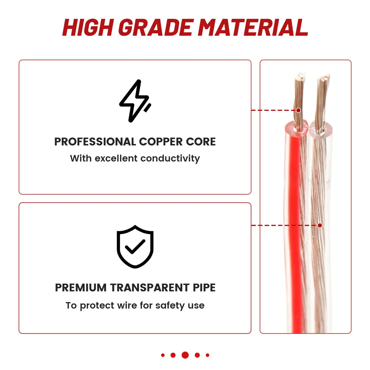RED WOLF 4 PCS Car Door Speaker Wiring Harness Adapter for VW 1999-2019 | Copper & PVC, Easy Plug & Play - view 6