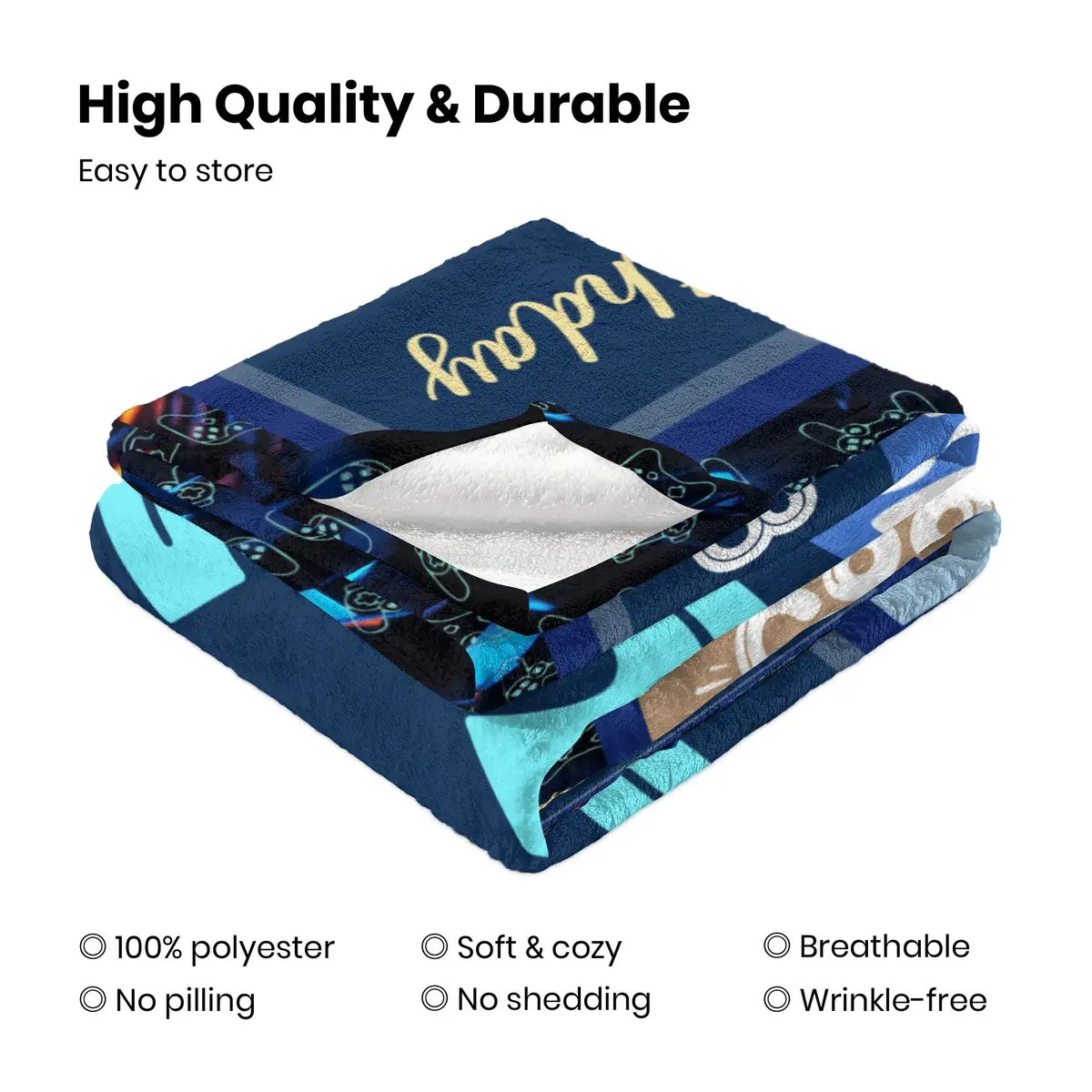 SIKLTY 13th Birthday Throw Blanket 152cm x 127cm | Official Teenager Gamer Gift - view 6