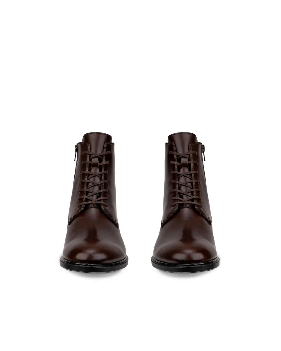 ECCO Dress Classic 15 Potting Soil | Elegant Leather Ankle Bootie with 0.6 inch Heel - view 3