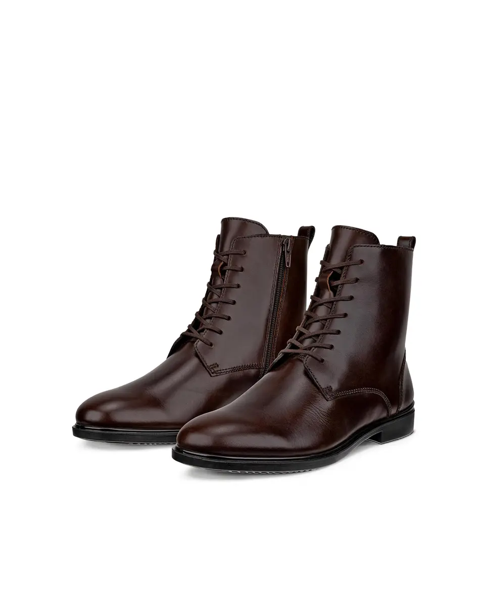 ECCO Dress Classic 15 Potting Soil | Elegant Leather Ankle Bootie with 0.6 inch Heel - view 4