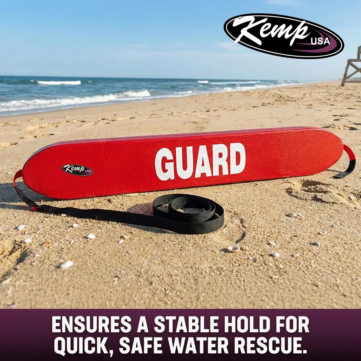 Kemp USA 50-Inch Lifeguard Rescue Tube | Professional Water Safety Flotation Aid - view 7