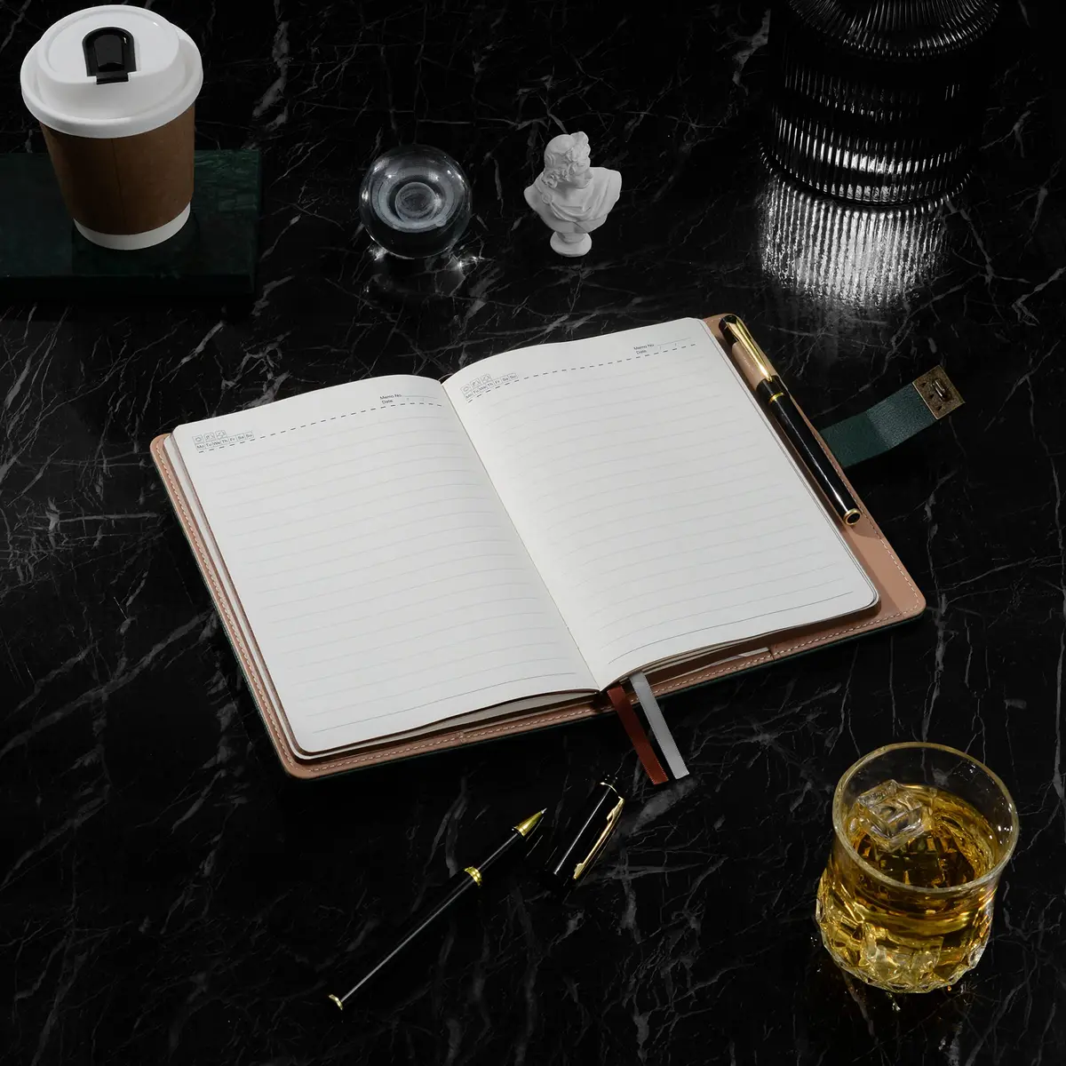 ZXHQ Lock Journal with Pen, A5 Refillable Diary with Combination Lock, 224 Pages | Secure Personal Organizer - view 5