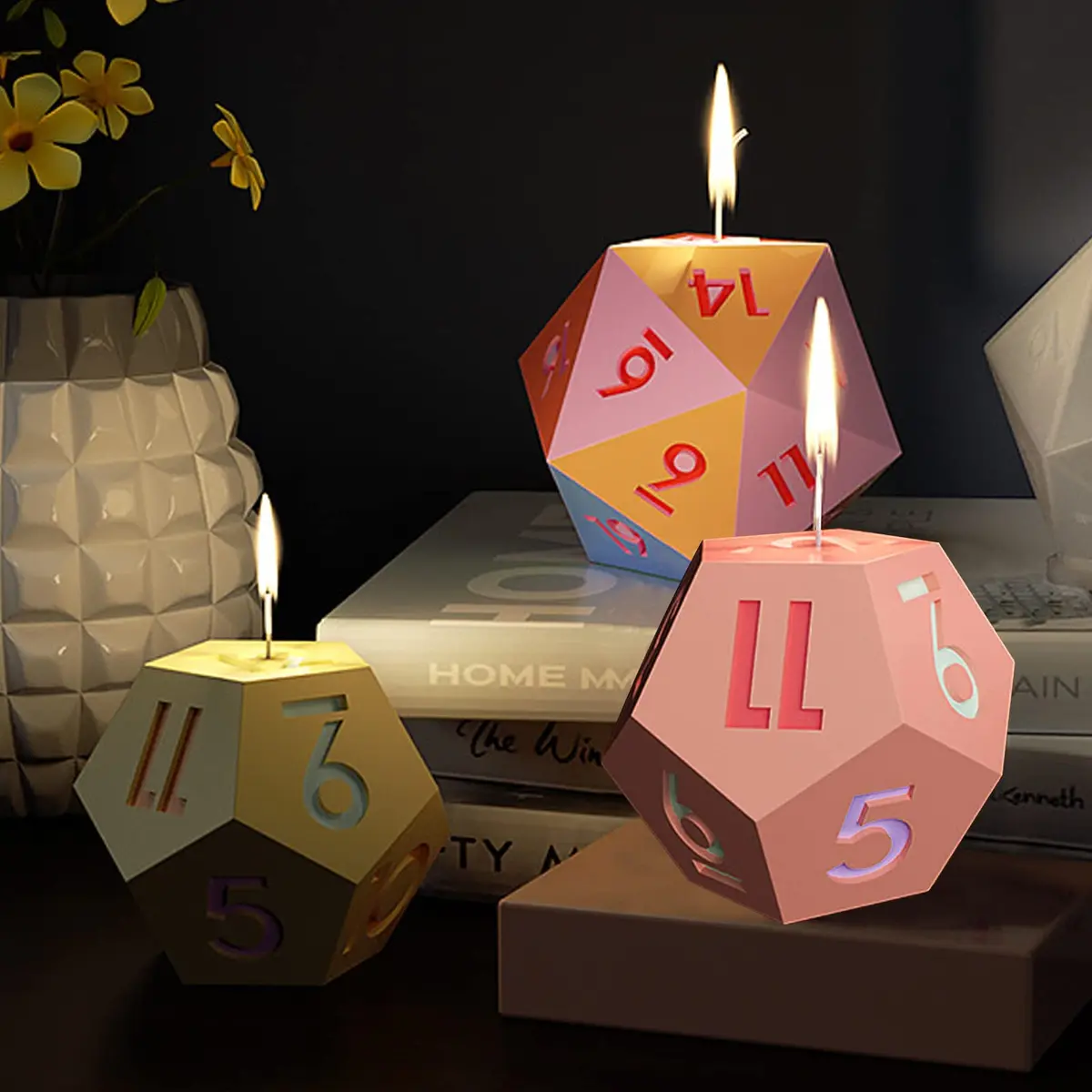 Wehous Large Dice Resin Molds 2 Styles | Silicone Dice Mold for Epoxy Resin & DIY Home Decor - view 5