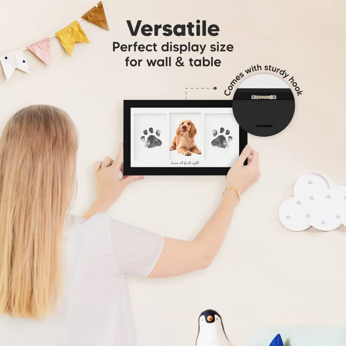 KeaBabies Inkless Hand & Footprint Kit, Newborn Keepsake, Onyx Black | Mess-Free Memory Maker - view 6