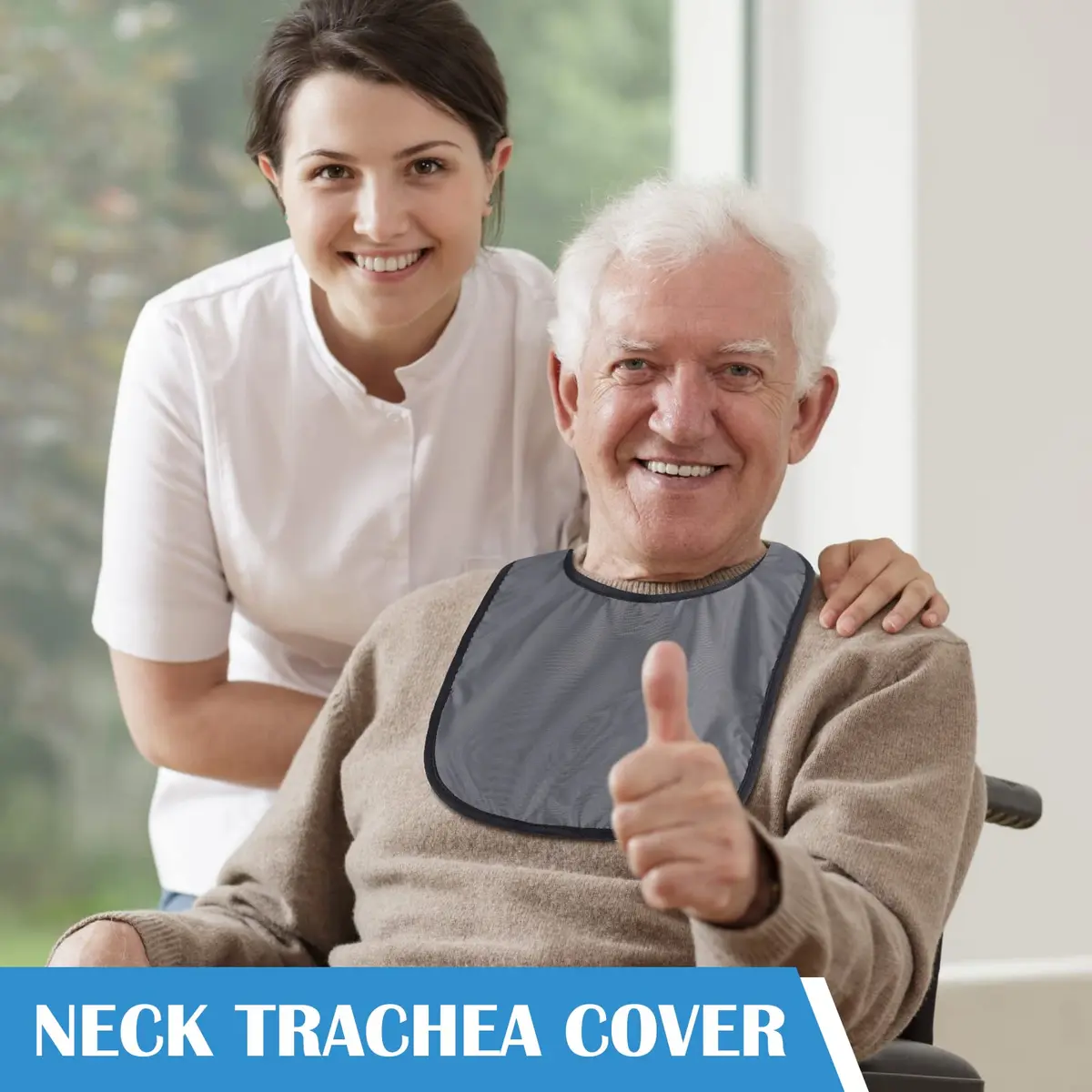 Oudain Tracheostomy Shower Covers 3 Pack | Waterproof, Adjustable, Breathable for Post-Op Care - view 7