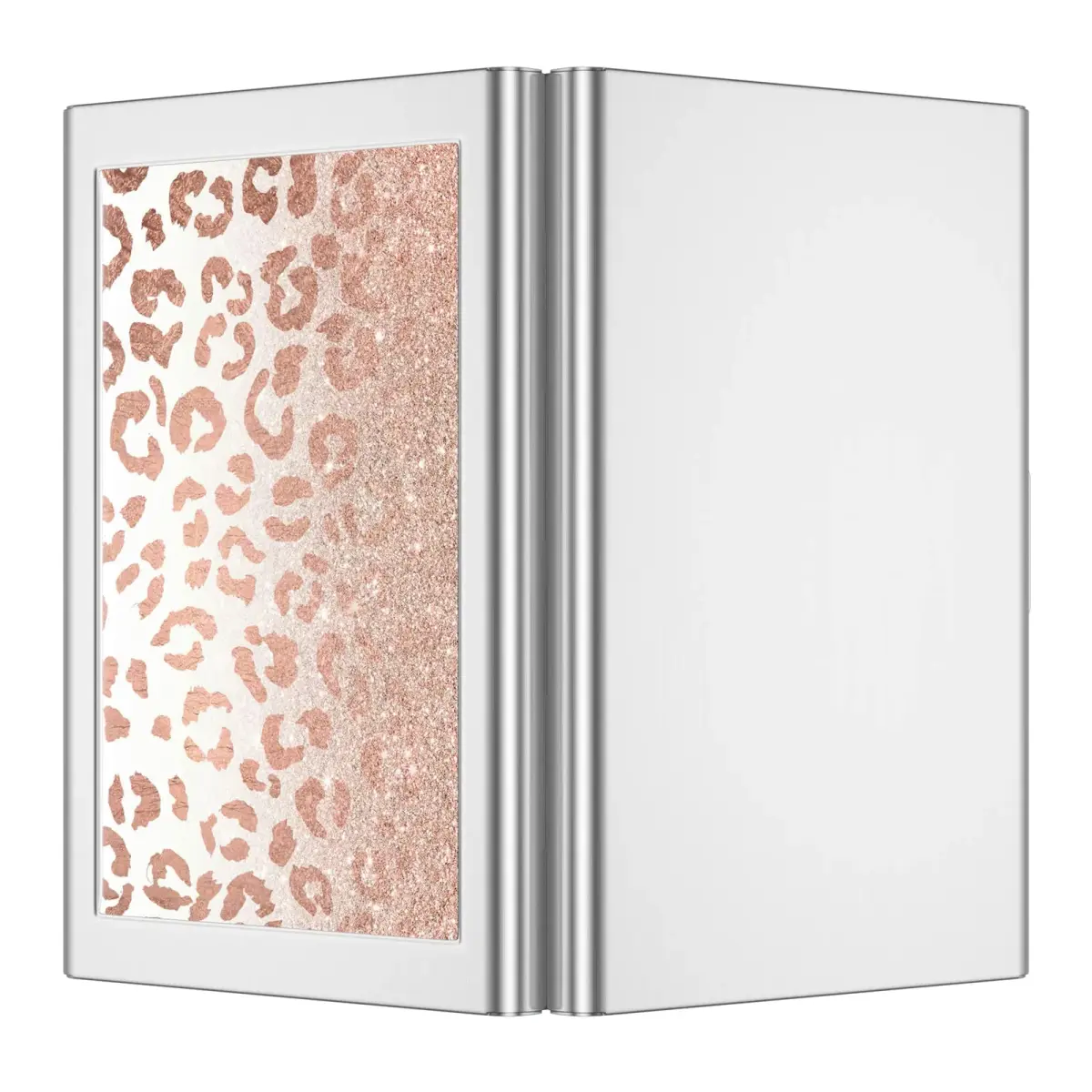 Rimilak Metal Credit Card Holder Mini Wallet Pink Leopard | RFID Blocking Slim Card Case for Women - view 5
