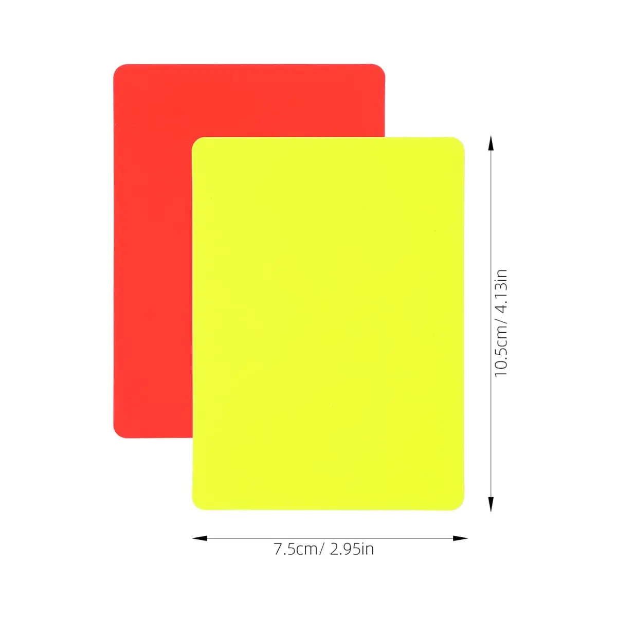 Toyvian Referee Cards: 10 Pcs PVC Soccer Referee Kit - Lightweight and Compact - Red Yellow Judge Cards for Sports Game Competition Soccer Volleyball Baseball - view 6