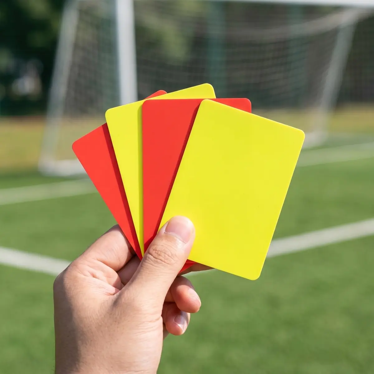 Toyvian Referee Cards: 10 Pcs PVC Soccer Referee Kit - Lightweight and Compact - Red Yellow Judge Cards for Sports Game Competition Soccer Volleyball Baseball - view 9