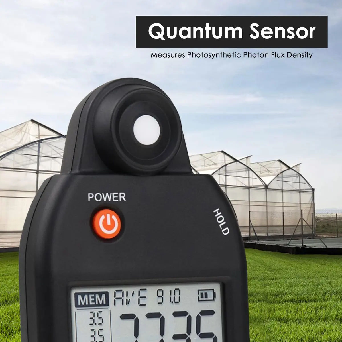 Landtek PAR Meter for LED Grow Lights, High Precision Quantum Sensor PPFD Tester 400-700nm | 18.8cm (7.4in) Length - view 4