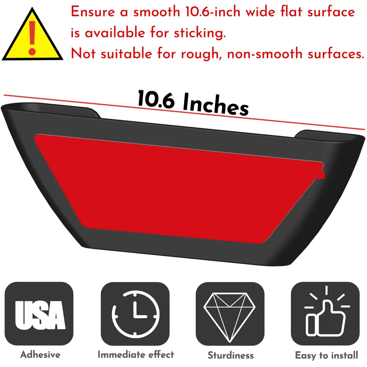 Niceyos Universal Pot Lid Organizer 3 Pack | Wall Mount Kitchen Storage Rack Fits 6" to 13" - view 3