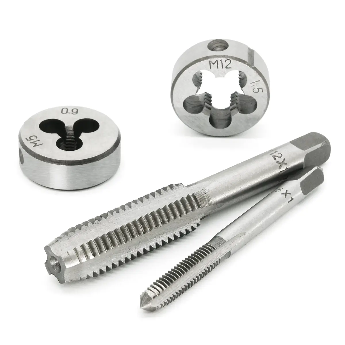 GMTOOLS 60PCS Tap and Die Set, Metric & SAE Sizes, High Carbon Steel, Portable Case | Threading & Rethreading Tool Kit - view 2