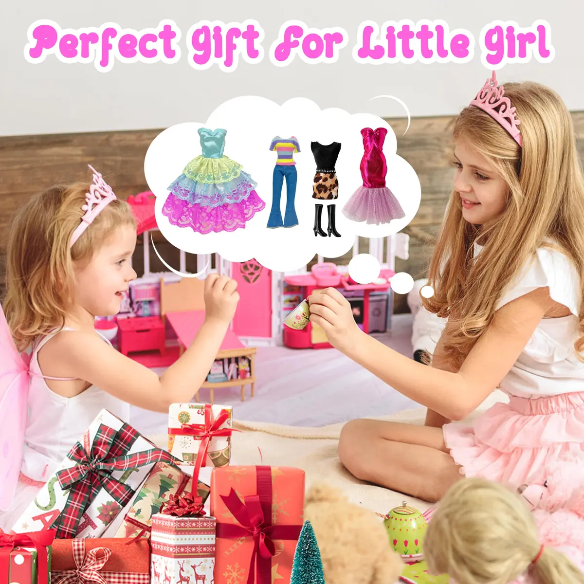 Babeilei Doll Clothes & Accessories Set for 11.5 Inch Dolls | 30 Pieces Variety Pack - view 6