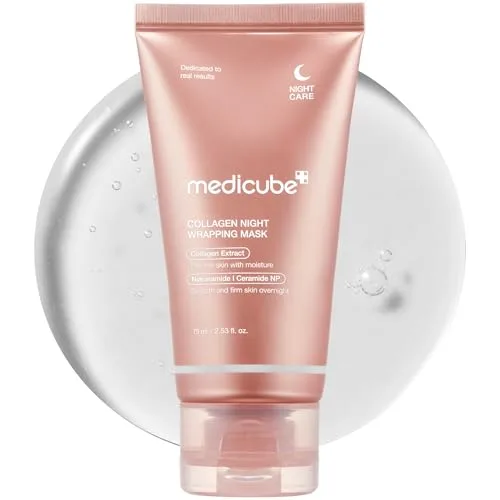 medicube Collagen Wrapping Mask Overnight Peel Off Facial Mask | Elasticity & Hydration Care 75ml (2.53 fl oz) - main product image